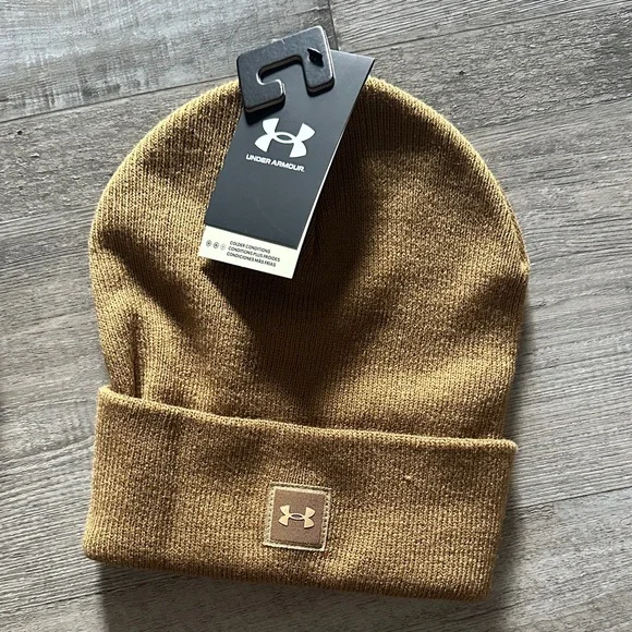 Under Armour Black and Tan Beanie Duo - Picture 2 of 3
